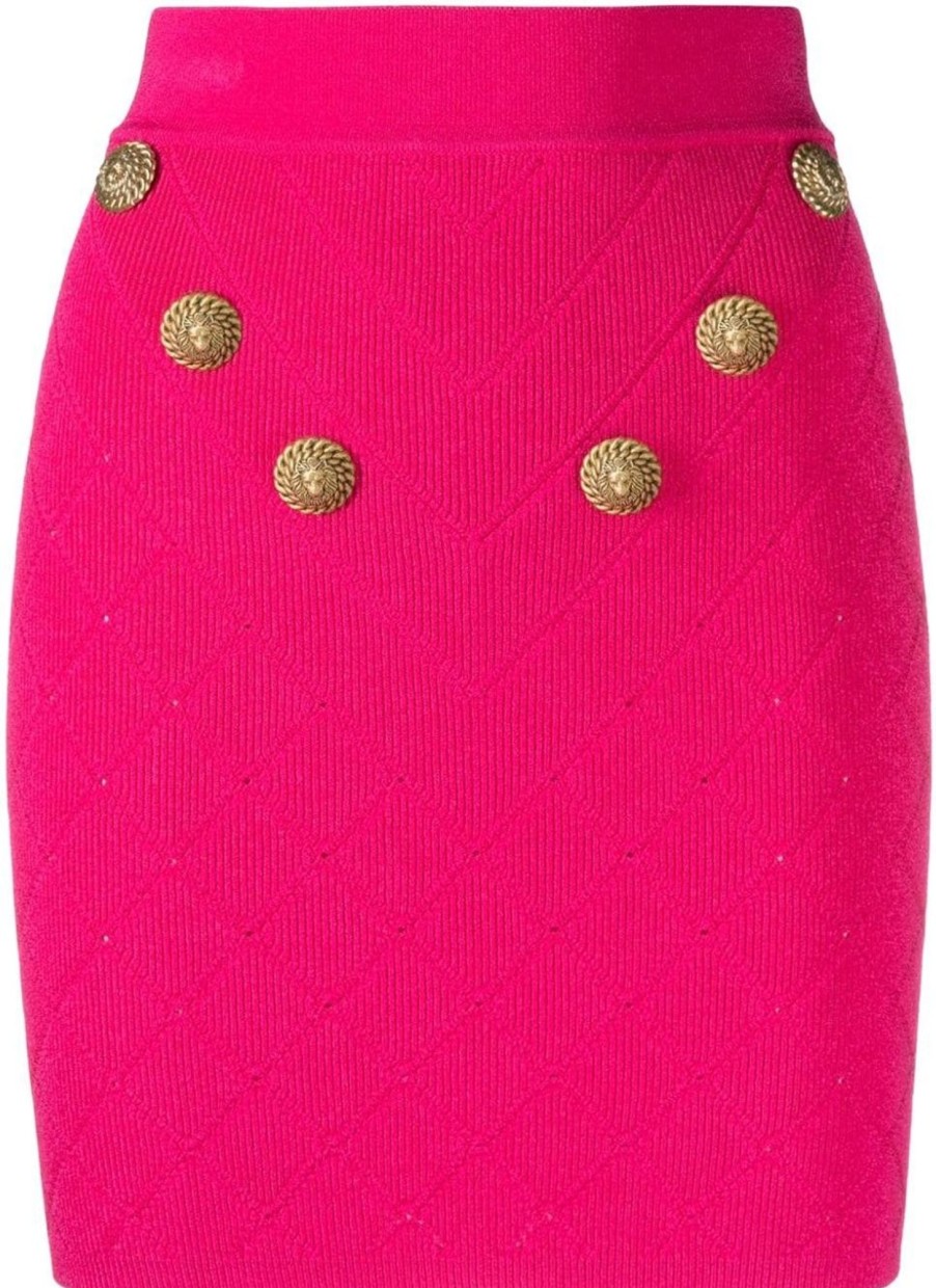 Dames Balmain | Balmain Skirts Fuchsia Pink Roze