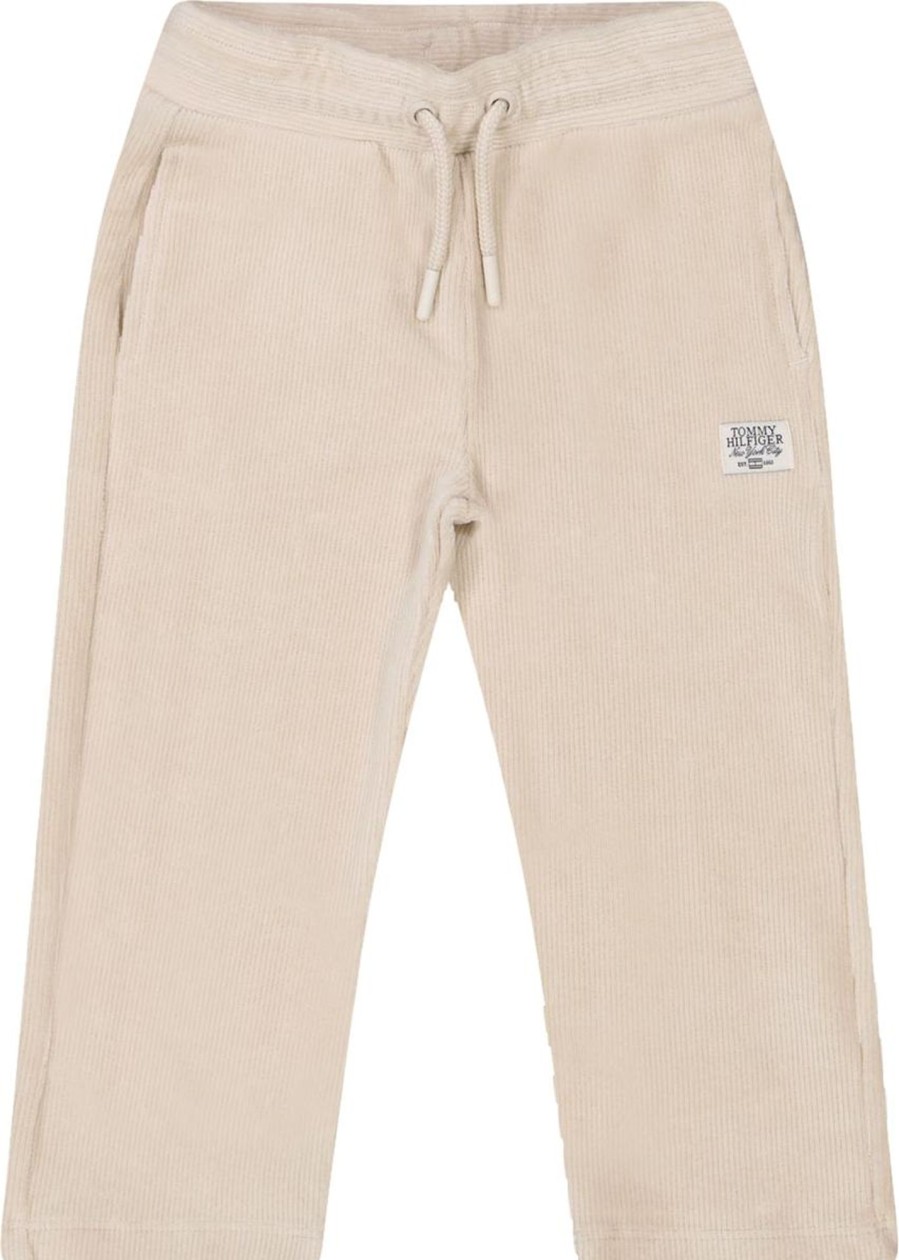 Kids Tommy Hilfiger Broeken | Tommy Hilfiger Tommy Hilfiger Baby Meisjes Broek Licht Beige Beige