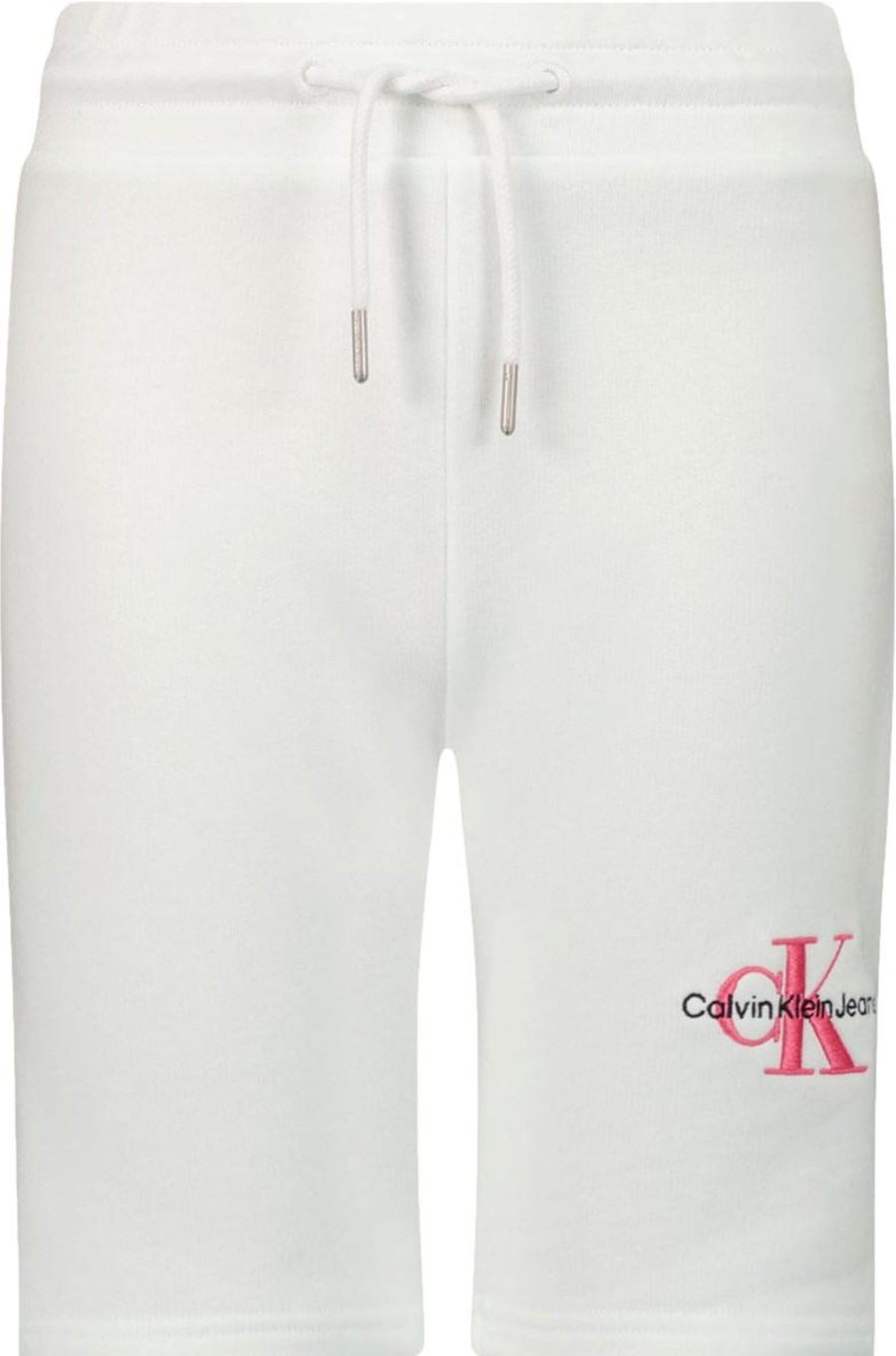 Kids Calvin Klein Shorts | Calvin Klein Calvin Klein Kinder Meisjes Shorts Wit Wit