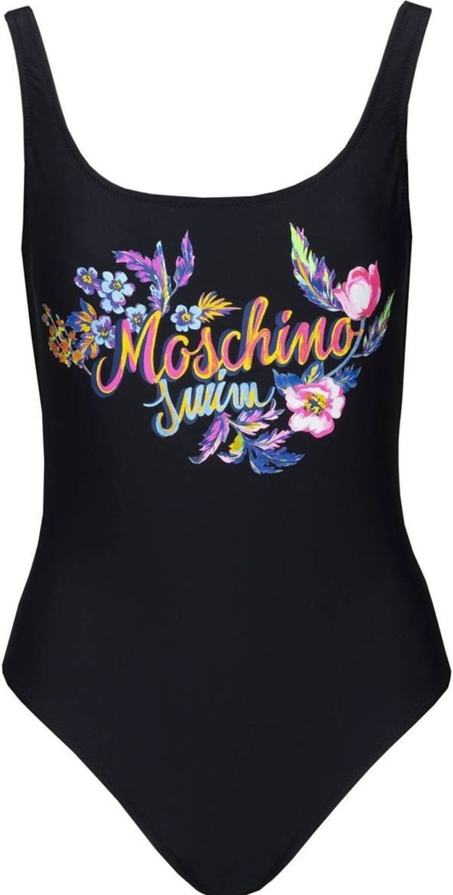 Dames Moschino | Moschino Moschino Swim Jaqueline One Piece Swimsuit Zwart