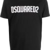 Heren Dsquared2 | Dsquared2 T-Shirts And Polos Black Zwart