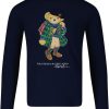 Kids Ralph Lauren Tops | Ralph Lauren Ralph Lauren Kinder Meisjes T-Shirt Navy Blauw