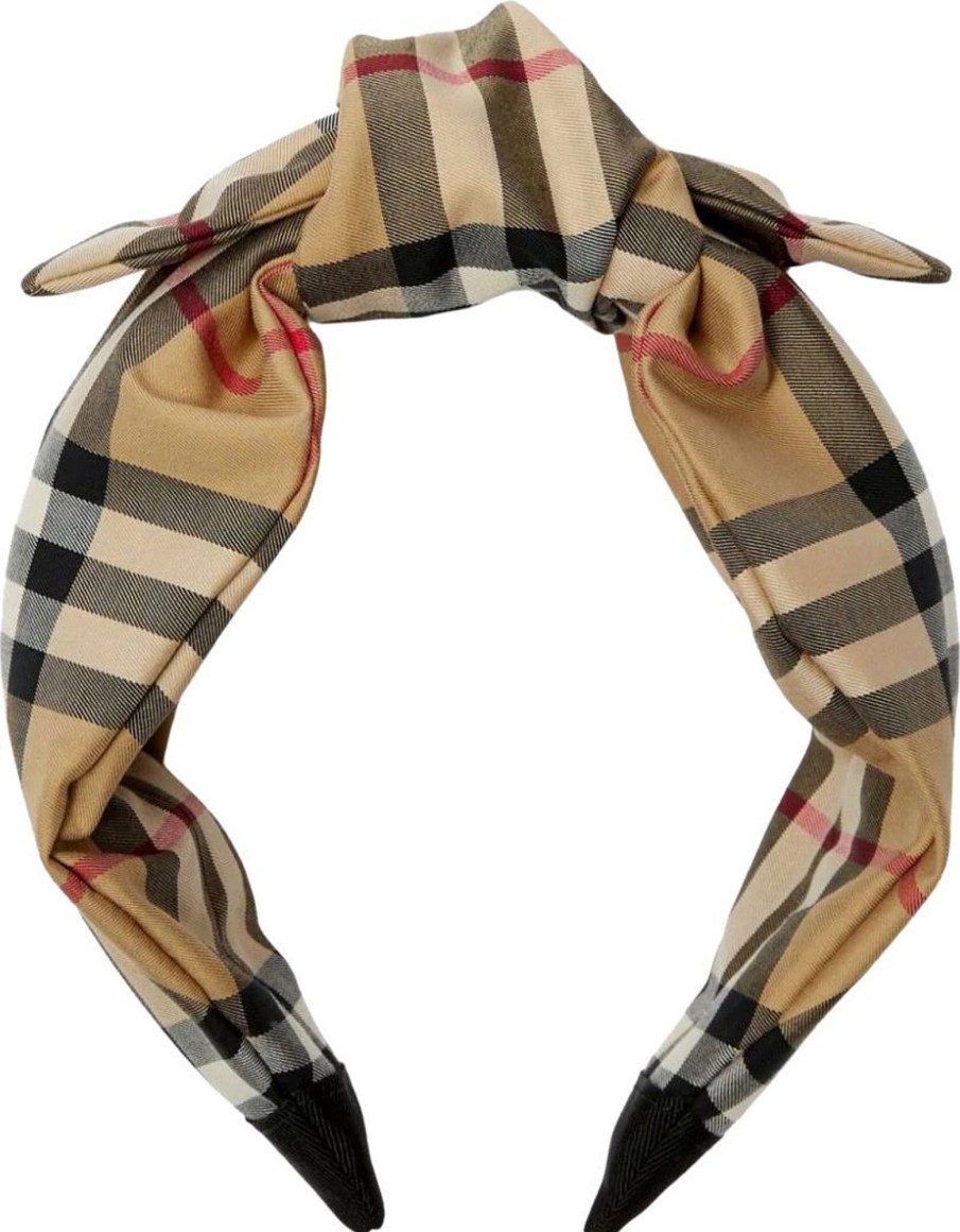 Kids Burberry Accessoires | Burberry Soft Knot Headband Divers Divers