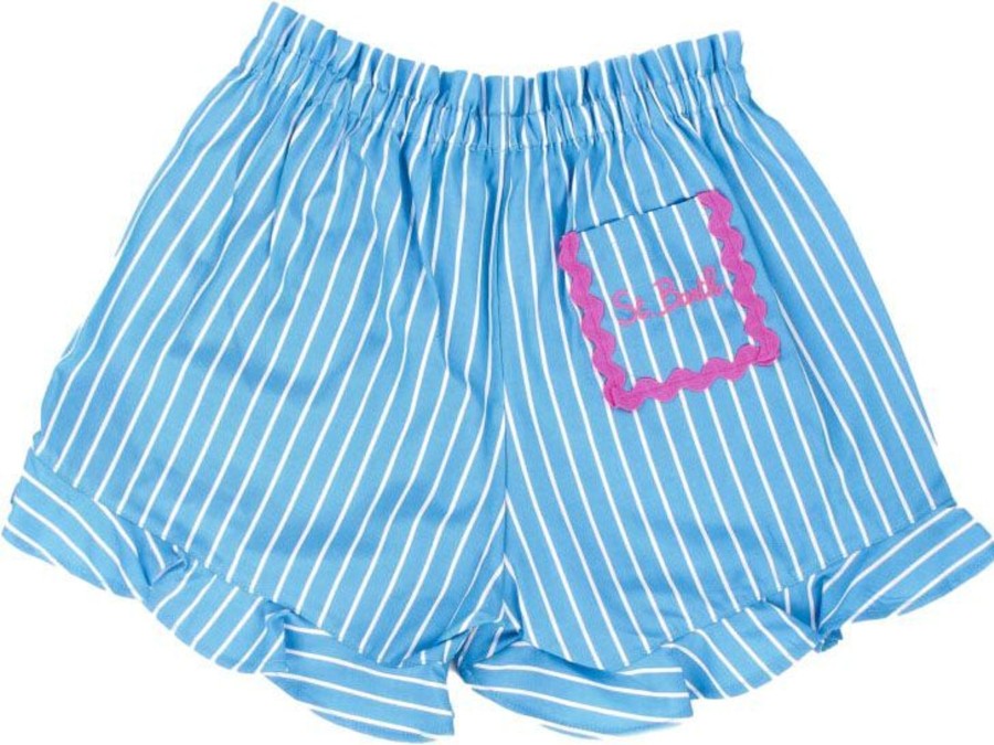 Kids MC2 Saint Barth Shorts | Mc2 Saint Barth Saint Barth Shorts Clear Blue Blauw