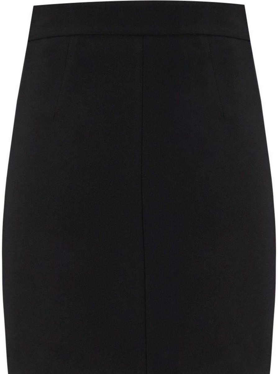 Dames Elisabetta Franchi | Elisabetta Franchi Black Mini Skirt Black Zwart