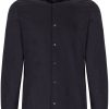 Heren Emporio Armani | Emporio Armani Blue Monogram Shirt Blue Blauw