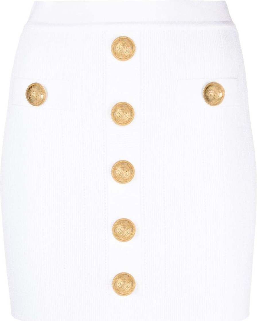 Dames Balmain | Balmain Skirts White Wit