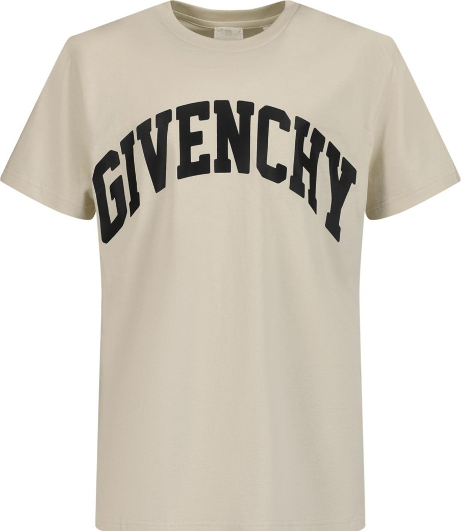 Kids Givenchy T-Shirts | Givenchy Givenchy Kinder Jongens T-Shirt Licht Beige Beige