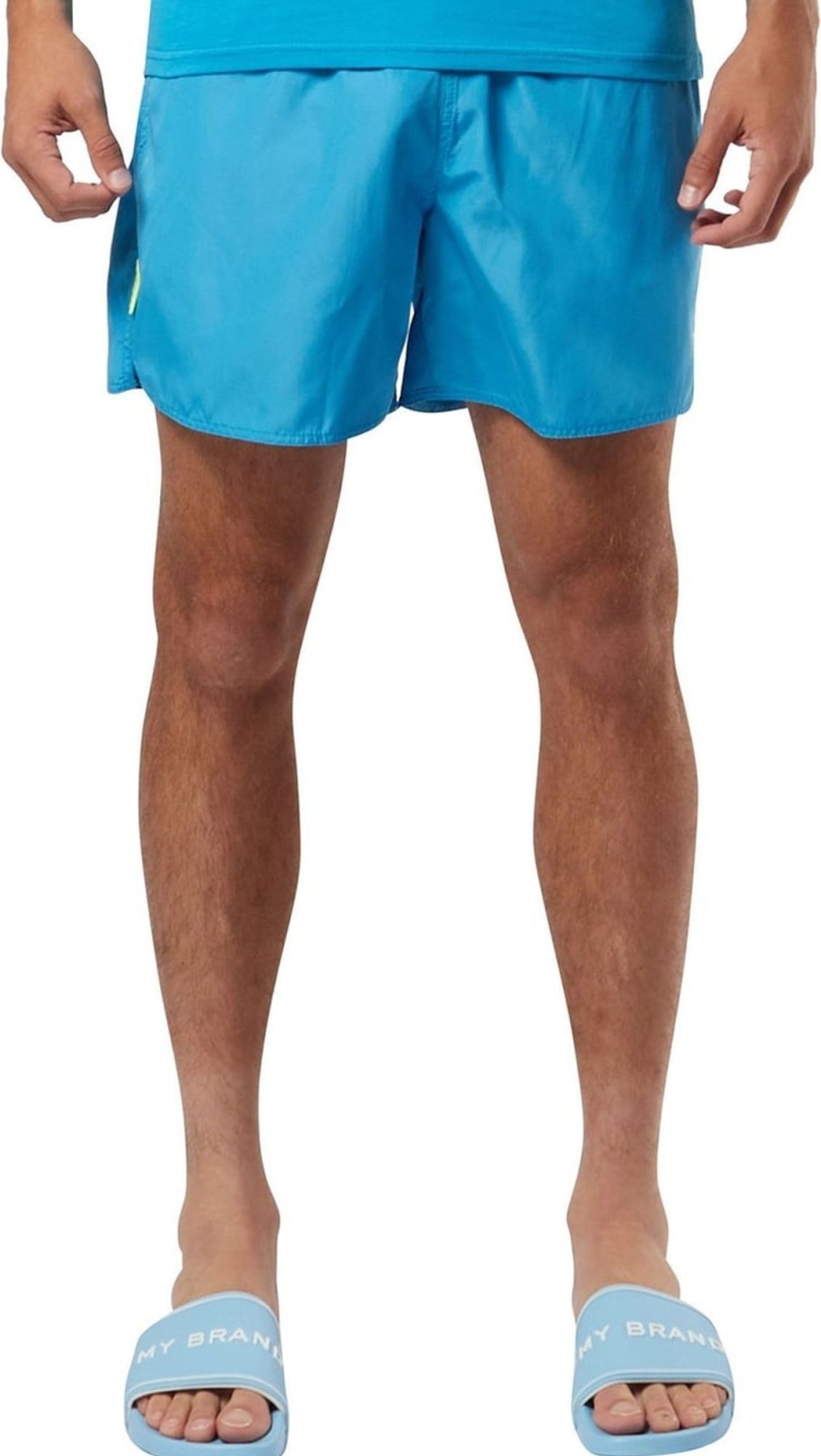 Heren My Brand | My Brand Basic Swim Capsule Swimshort Blauw