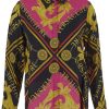 Dames Versace Jeans Couture | Versace Jeans Couture Foulard Print Shirt Roze