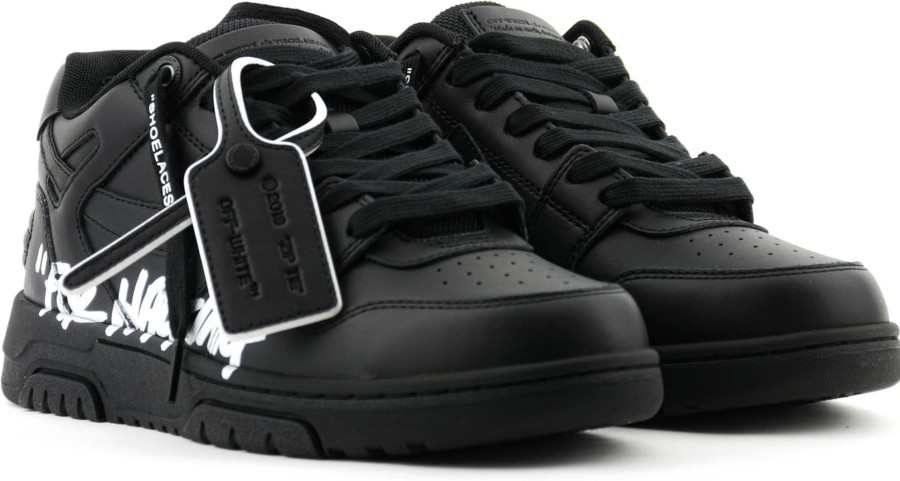 Heren OFF-WHITE | Off-White Ooo For Walking Black/Whi Zwart