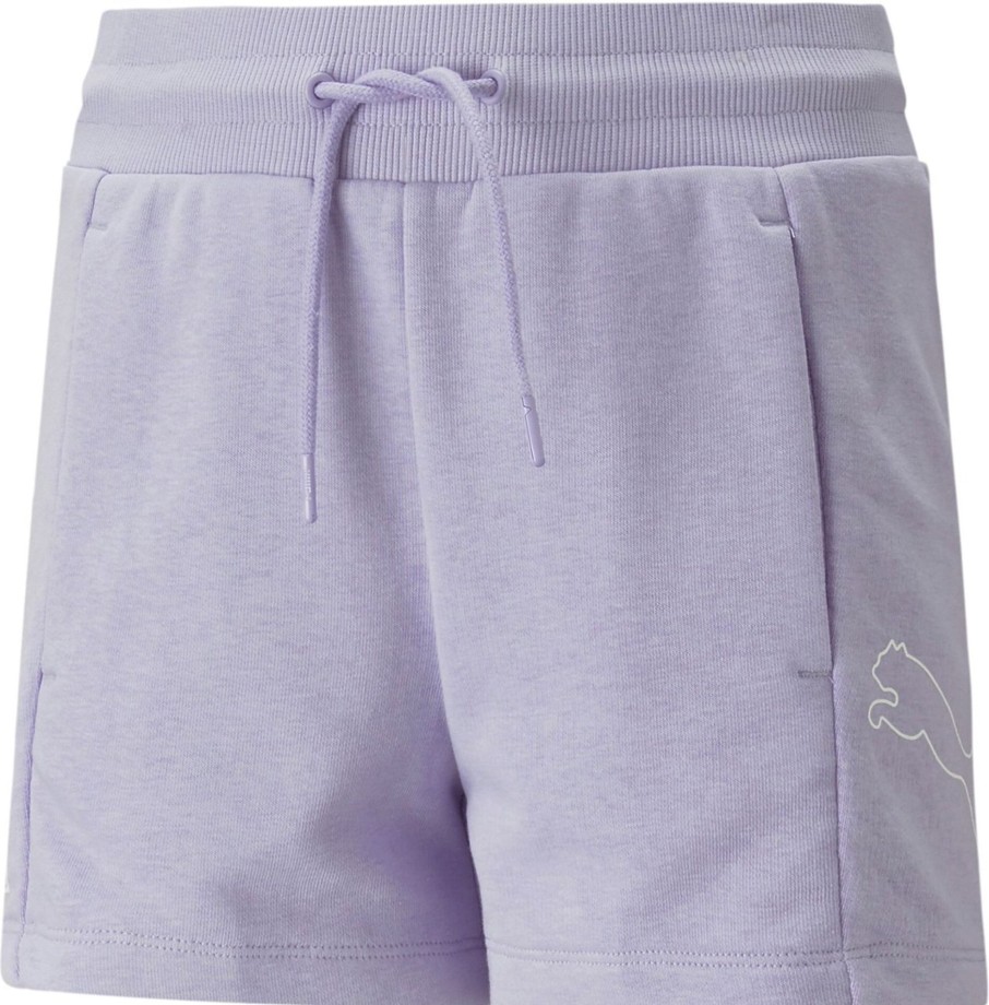 Kids Puma Shorts | Puma Shorts Kid Power High-Waist 673553.25 Blauw