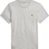 Heren Ralph Lauren | Ralph Lauren T-Shirt Crew Logo Grigia Grijs