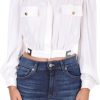 Dames Elisabetta Franchi | Elisabetta Franchi Shirts White Wit