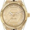 Dames Philipp Plein | Philipp Plein Pw2Ba0523 Date Superlative Horloge Goud