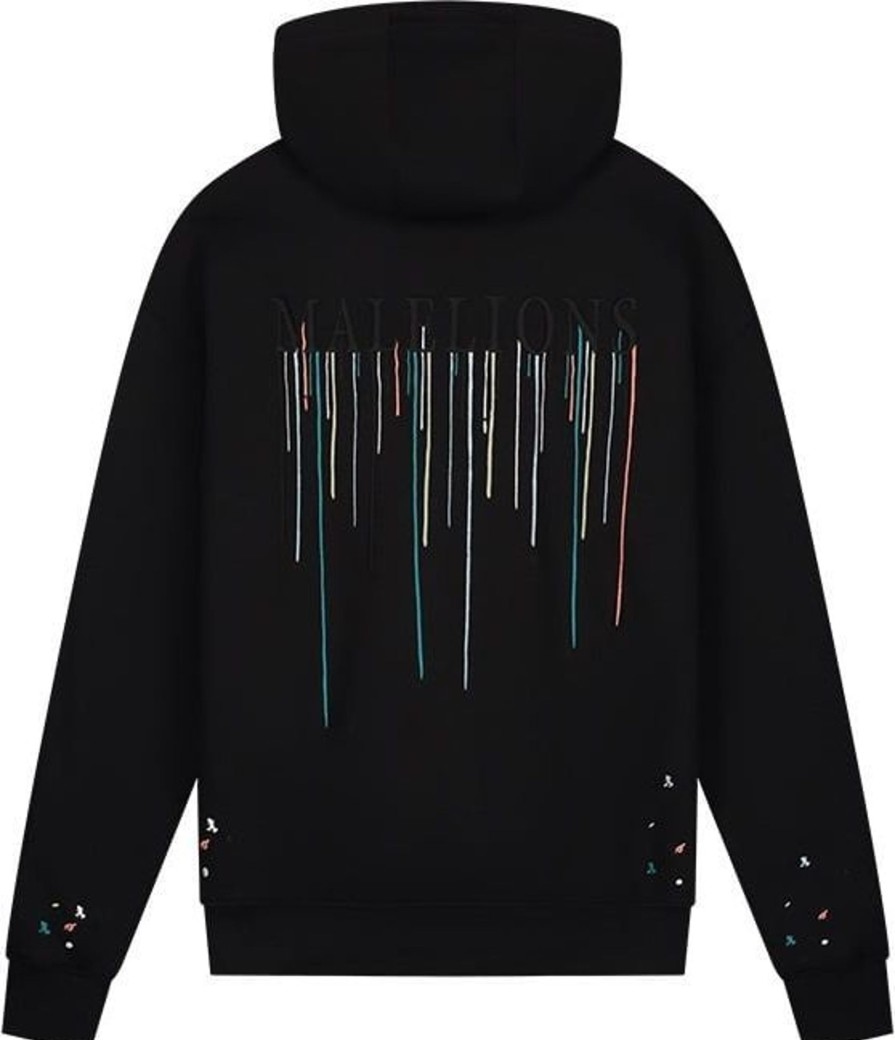 Heren Malelions | Malelions Men Painter Hoodie Zwart