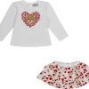 Kids Moschino Sets | Moschino Moschino Baby Meisjes Setjes Off White Wit