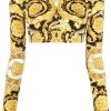 Dames Versace | Versace Barocco-Print Crop Top Divers