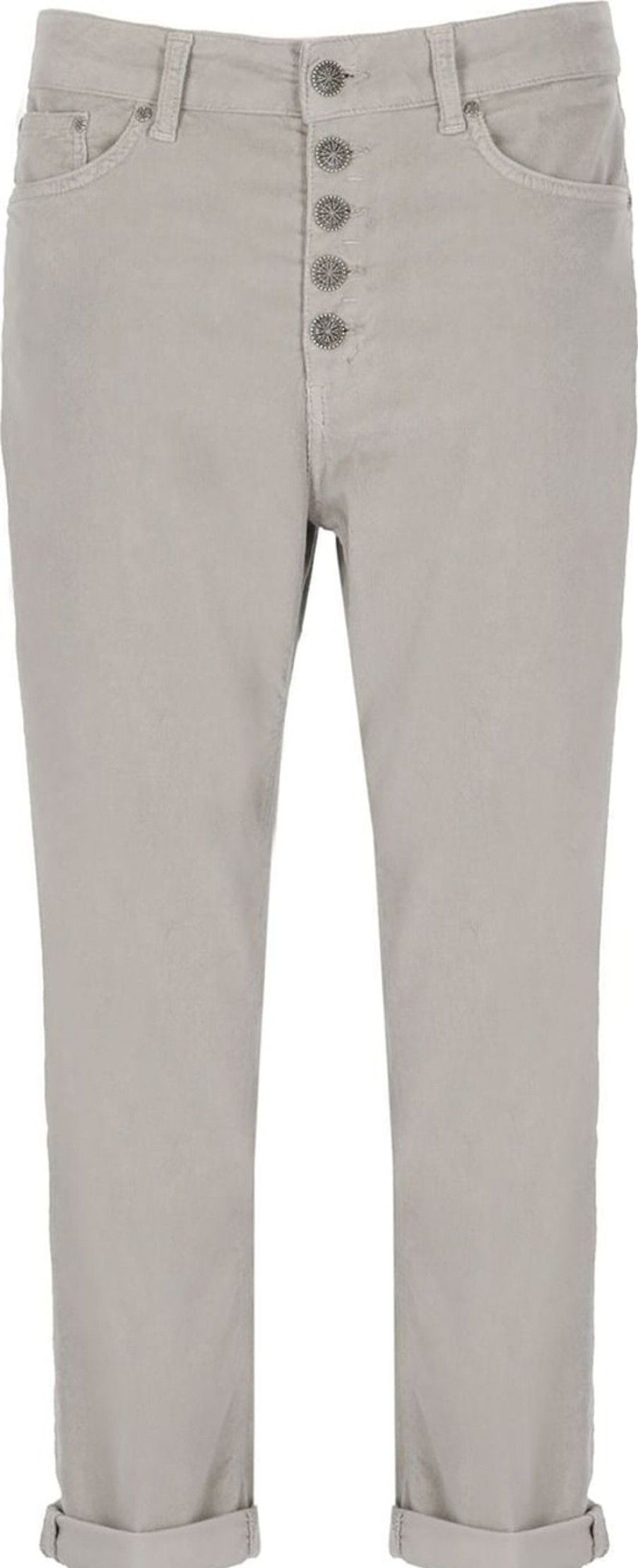 Dames Dondup | Dondup Jeans Grey Grey Zwart