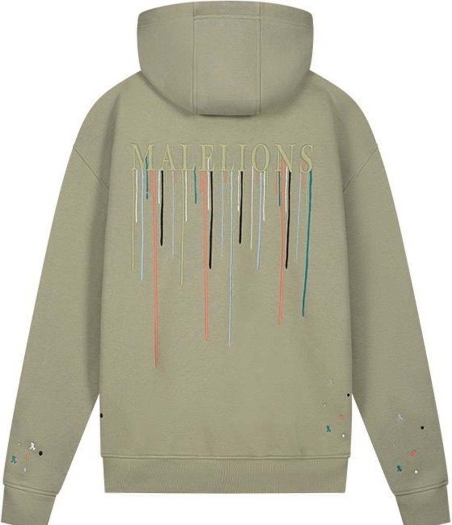 Heren Malelions | Malelions Men Painter Hoodie Groen