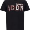 Heren Dsquared2 | Dsquared2 T-Shirts And Polos Black Zwart