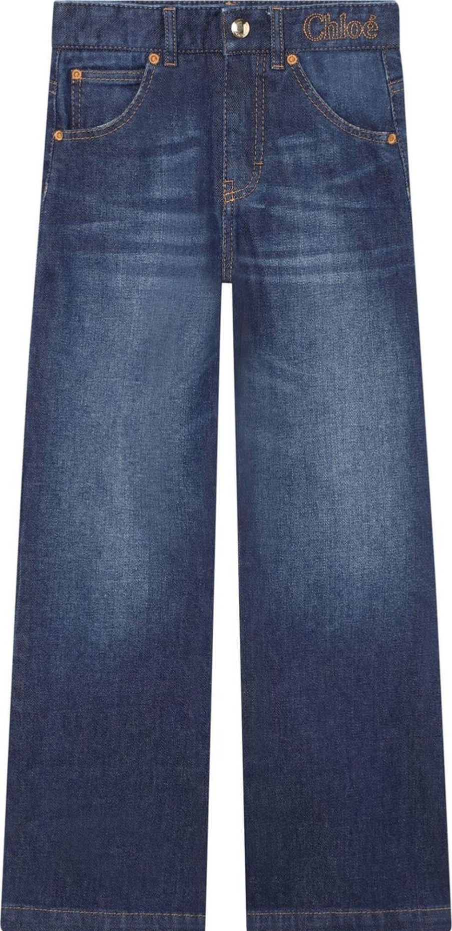 Kids Chloé Broeken | Chloe Flair Jeans Blauw