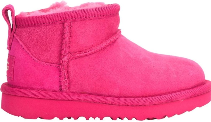 Kids UGG Laarzen | Ugg Classic Ultra Mini Berry Roze