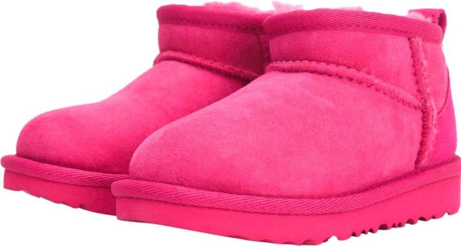 Kids UGG Laarzen | Ugg Classic Ultra Mini Berry Roze