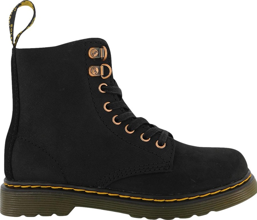 Kids Dr. Martens Laarzen | Dr. Martens Dr. Martens Kinder Unisex Laarzen Zwart Zwart