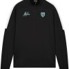 Heren Malelions | Malelions Sport Fielder Quarterzip - Black/Tu Zwart