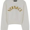 Kids Versace Truien | Versace Logo Sweatshirt Wit