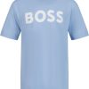 Kids Hugo Boss T-Shirts | Hugo Boss Boss Kinder Jongens T-Shirt Licht Blauw Blauw