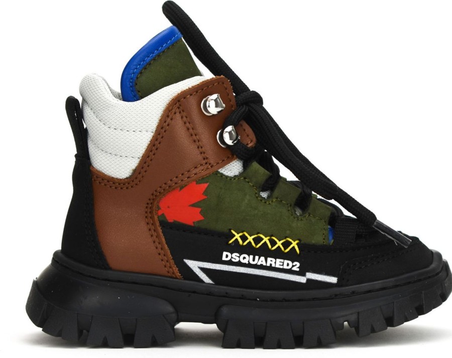 Kids Dsquared2 Schoenen | Dsquared2 Bergschoen Todler Zwart Zwart