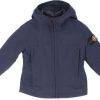 Kids Stone Island Junior Jassen | Stone Island Junior Coats Blue Blauw