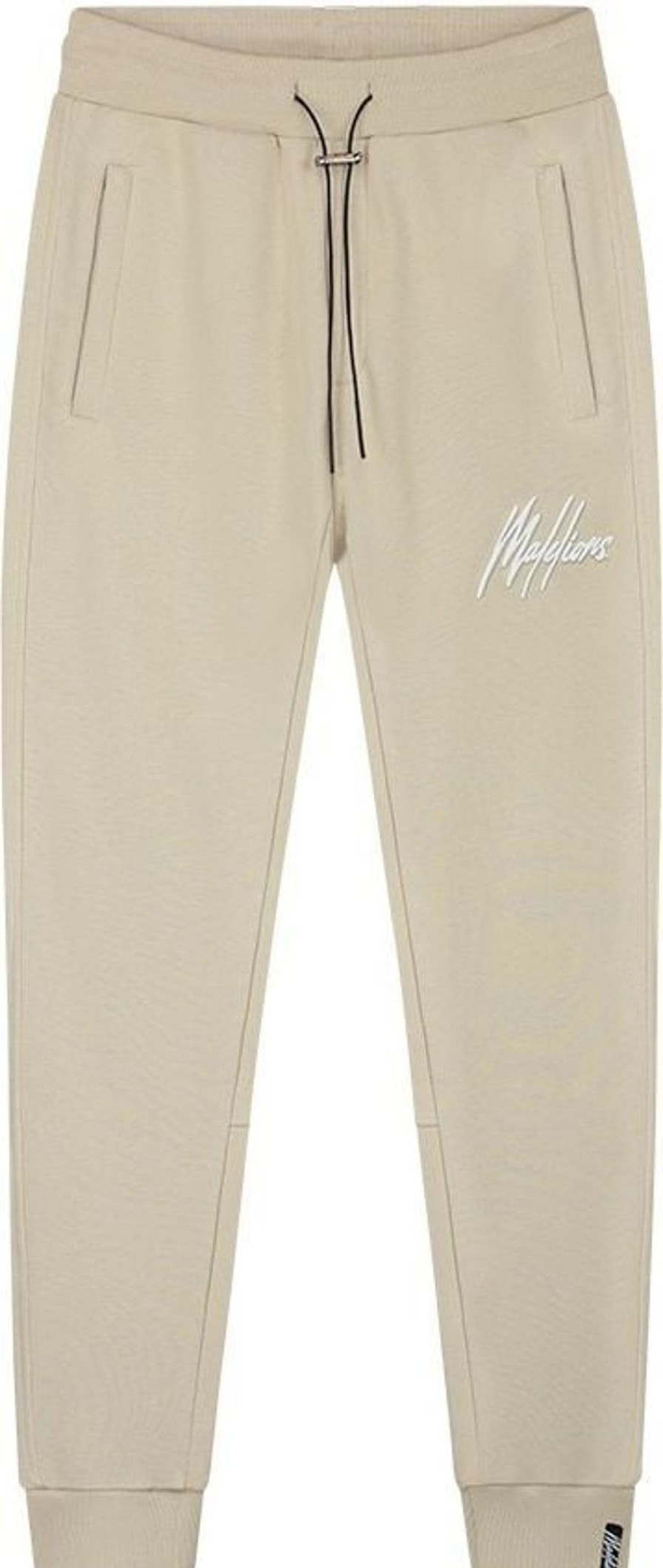 Heren Malelions | Malelions Men Duo Essentials Trackpants Beige