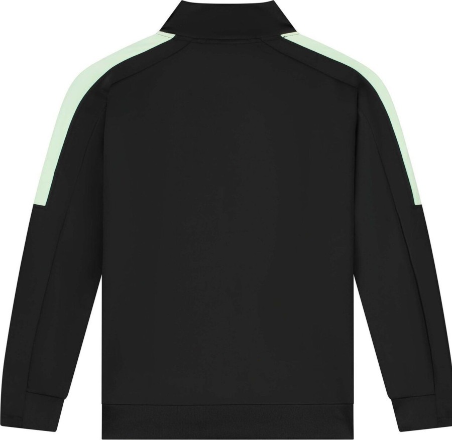 Heren Malelions | Malelions Sport Fielder Quarterzip - Black/Mi Zwart