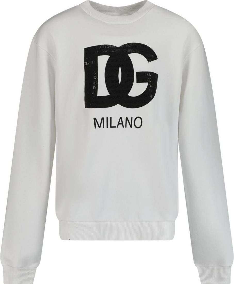 Kids Dolce & Gabbana Truien | Dolce & Gabbana Dolce & Gabbana Kinder Trui Wit Wit