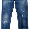 Kids My Brand Jeans | My Brand Destoyed White Spot Jean Blauw