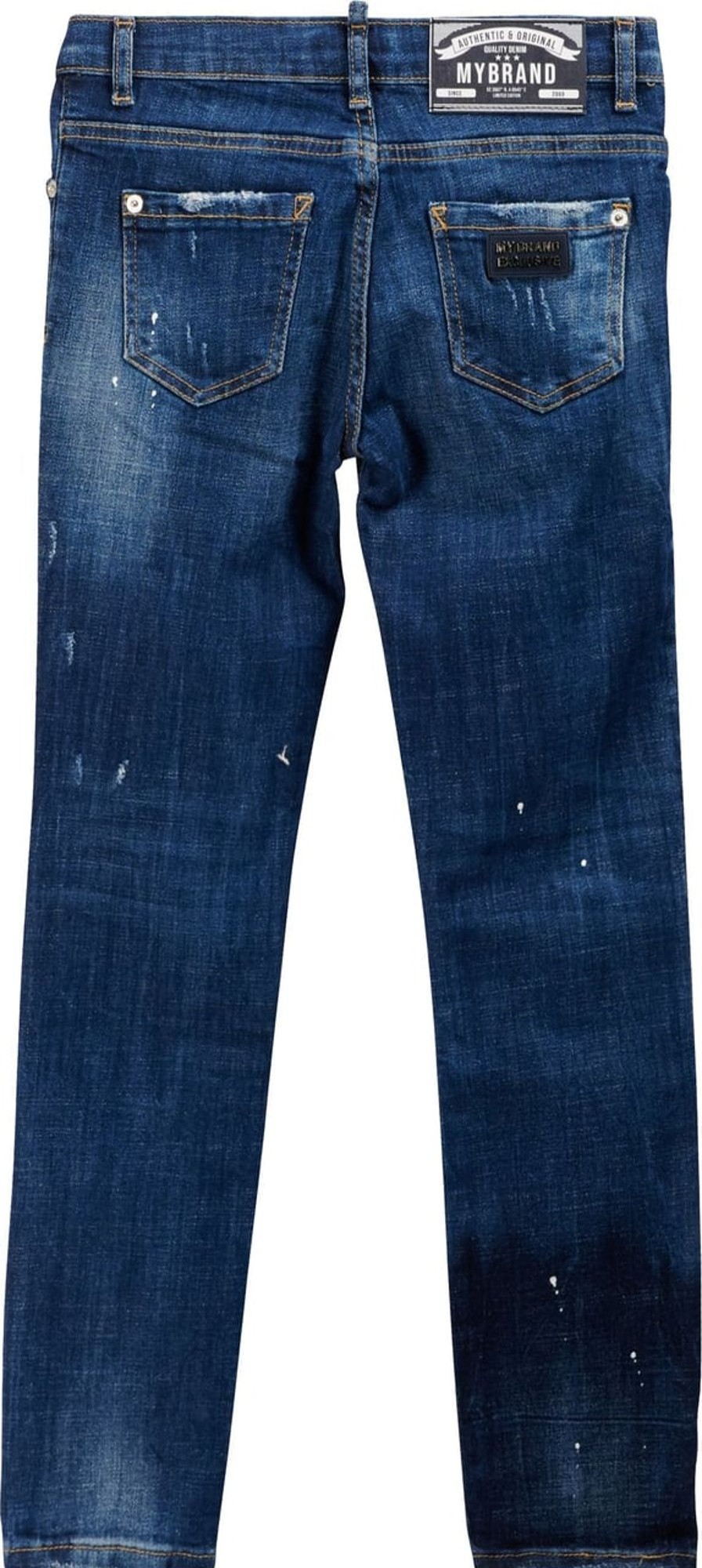 Kids My Brand Jeans | My Brand Destoyed White Spot Jean Blauw