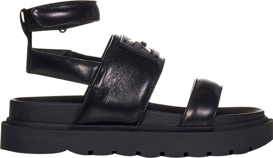 Kids Fendi Sandalen | Fendi Fendi Kids Sandals Black Zwart