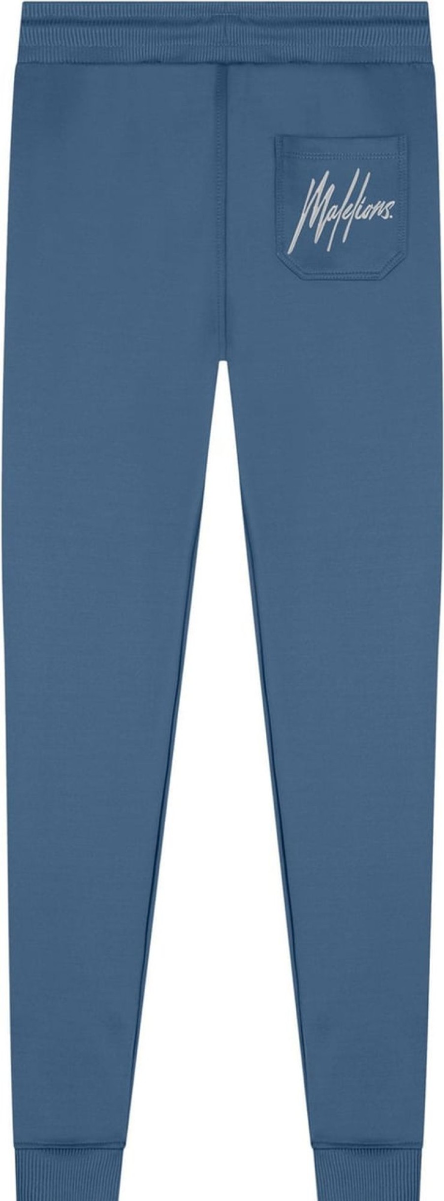 Kids Malelions Broeken | Malelions Sport Striker Trackpants - Navy/Gre Blauw