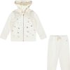 Kids Guess Sets | Guess Guess Kinder Meisjes Joggingpak Off White Wit