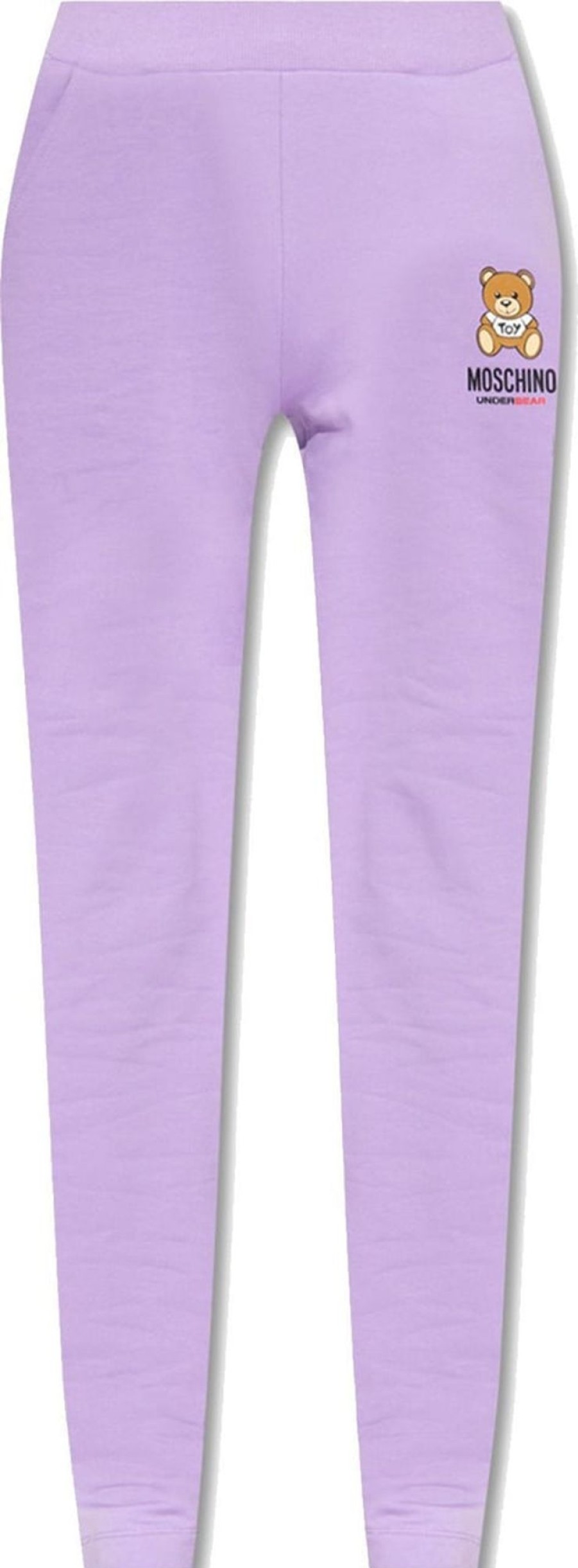 Dames Moschino | Moschino Moschino Underwear Logo Sweatpants Paars