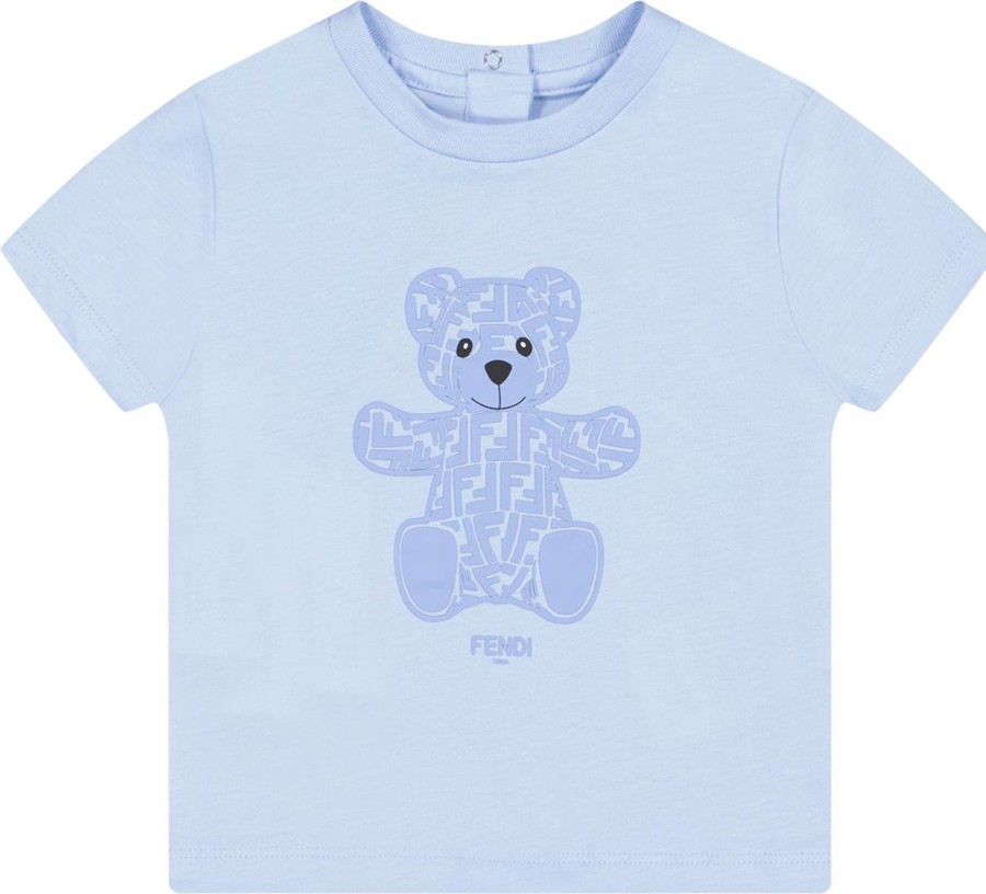 Kids Fendi Shirts | Fendi Fendi Baby Meisjes T-Shirt Roze Roze