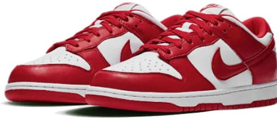 Dames Nike | Nike Dunk Low University Red Rood