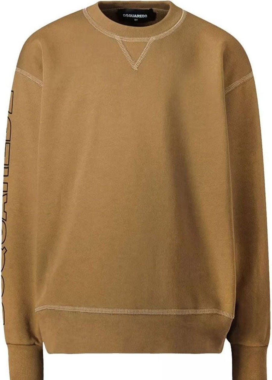 Kids Dsquared2 Truien | Dsquared2 Relax Felpa Sweater Wit