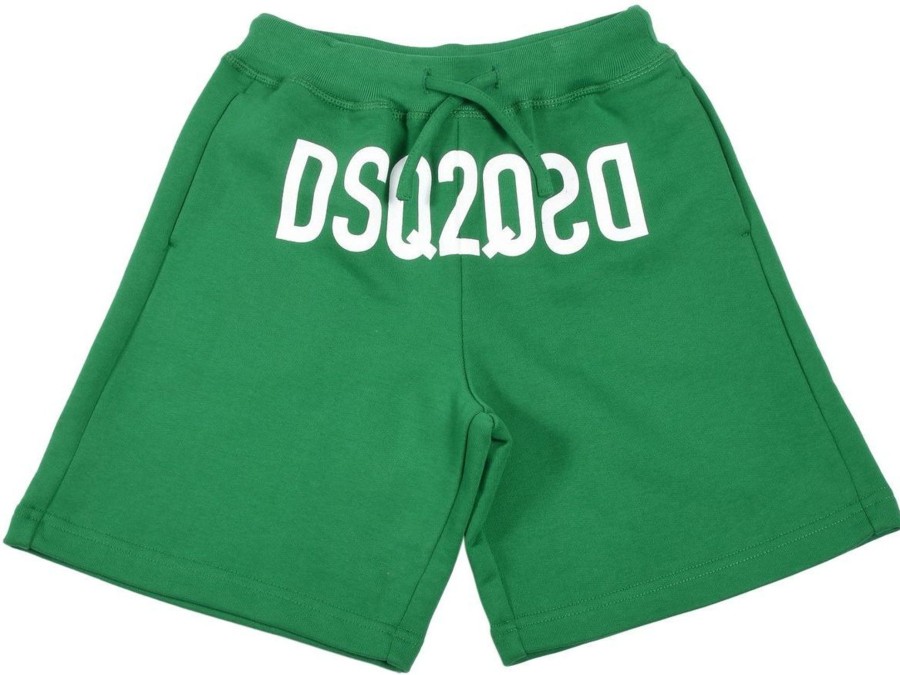 Kids Dsquared2 Shorts | Dsquared2 Dq1606-D003G/Dq519 Groen