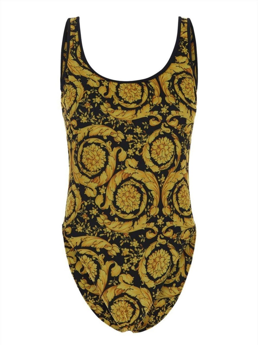 Dames Versace | Versace Swim Suit Zwart