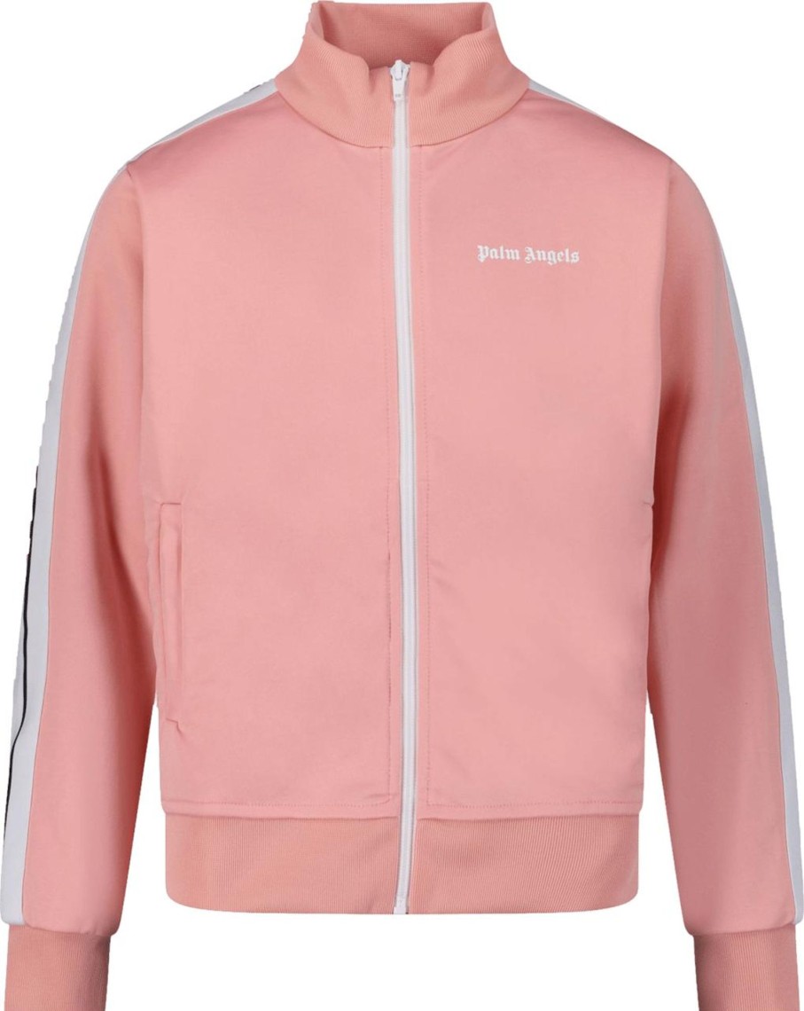 Kids Palm Angels Vesten | Palm Angels Palm Angels Kinder Meisjes Vesten Licht Roze Roze