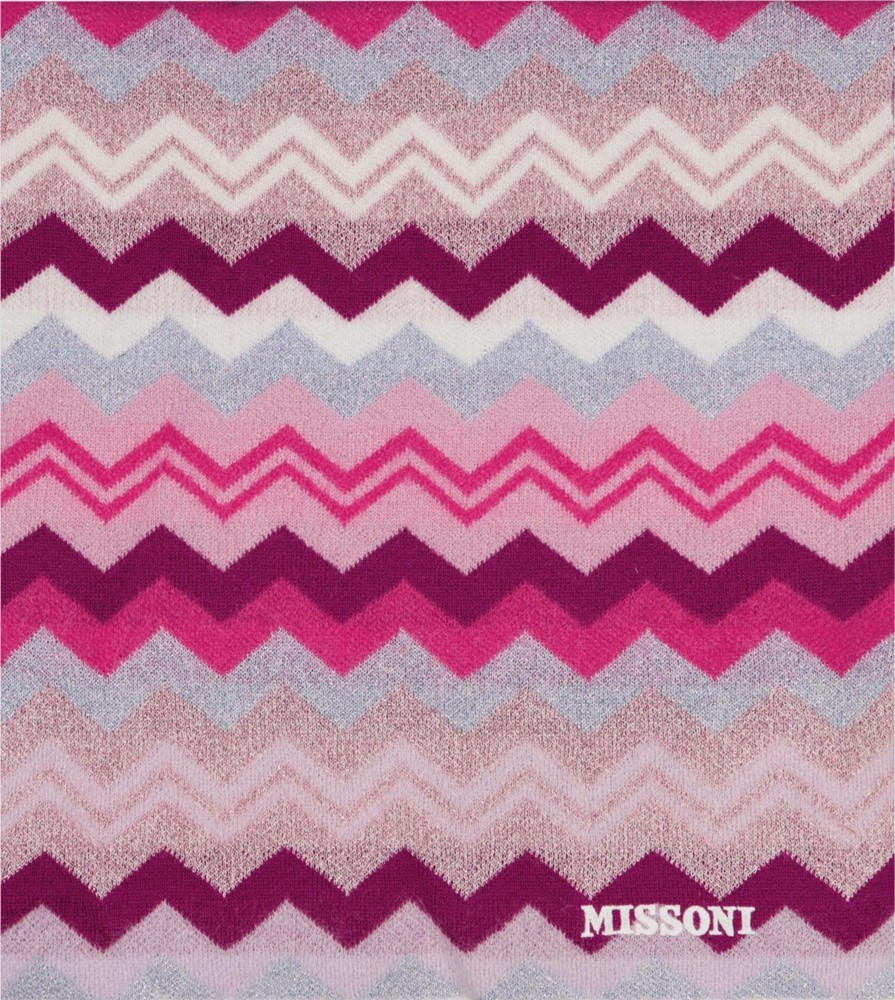 Kids Missoni Accessoires | Missoni Missoni Mt0A83 W0012 Kinder Sjaal Roze Roze